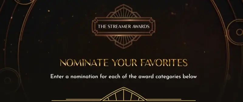 Streamer Awards 2025 Nominations List
