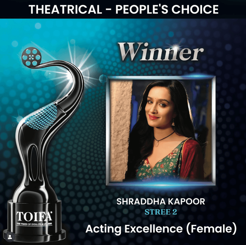 Theatrical - Acting Excellence (Female): Shraddha Kapoor | Stree 2