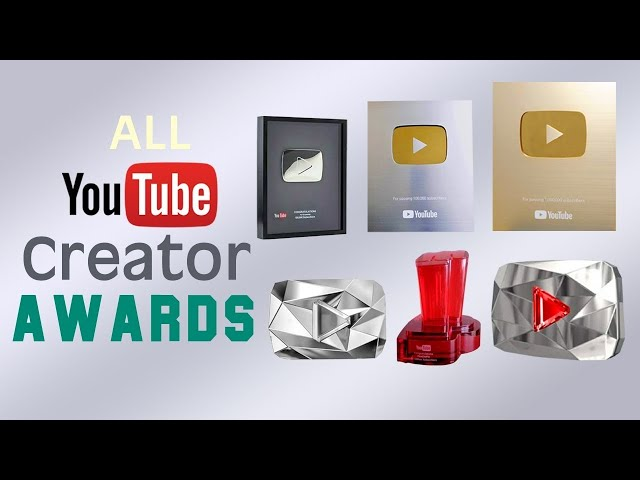 YouTube Creator Awards: Winners, Award Categories