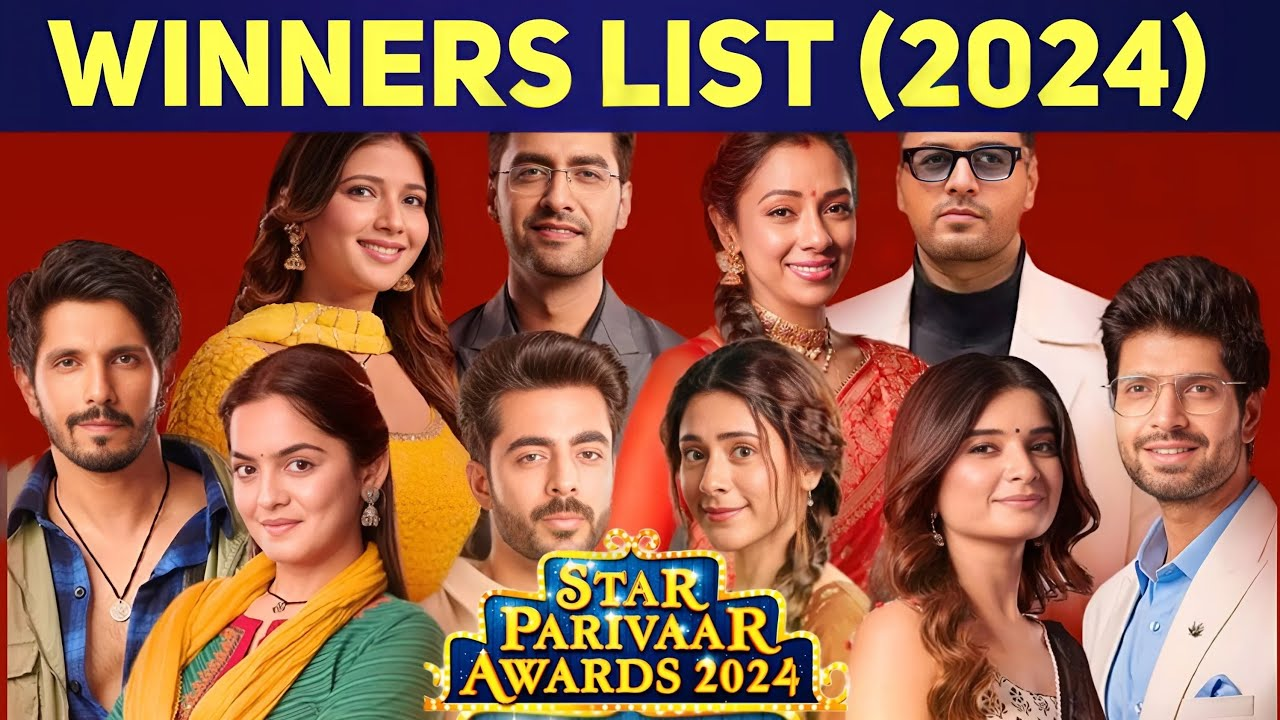 Star Parivaar Awards 2024 Winners List: Rupali Ganguly, Bhavika Sharma, Gaurav Khanna, Samridhii Win