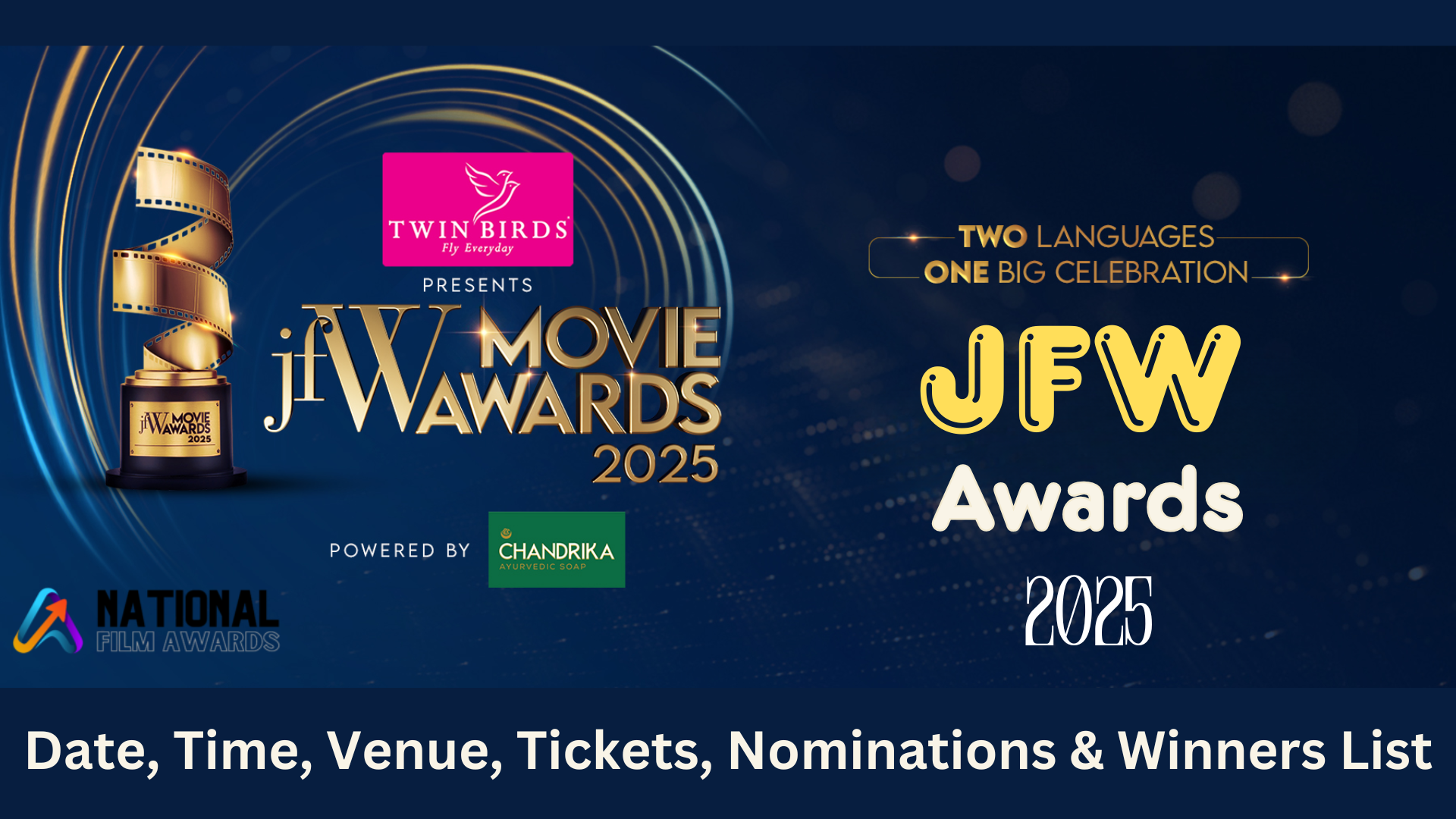 JFW Awards 2025 | Date, Time, Venue, Tickets, Nominations & Winners List