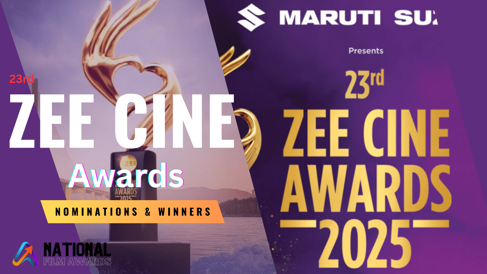 23rd ZEE Cine Awards 2025 Nominations Winners List